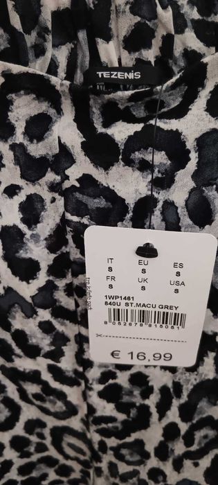 Calças fluidas leopardo -NOVAS com etiqueta