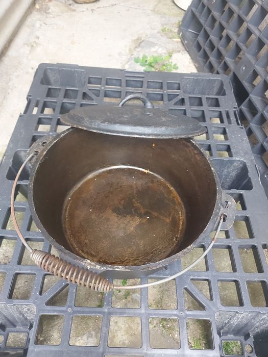 Caldeirão (tacho) em ferro fundido JSR grande capacidade