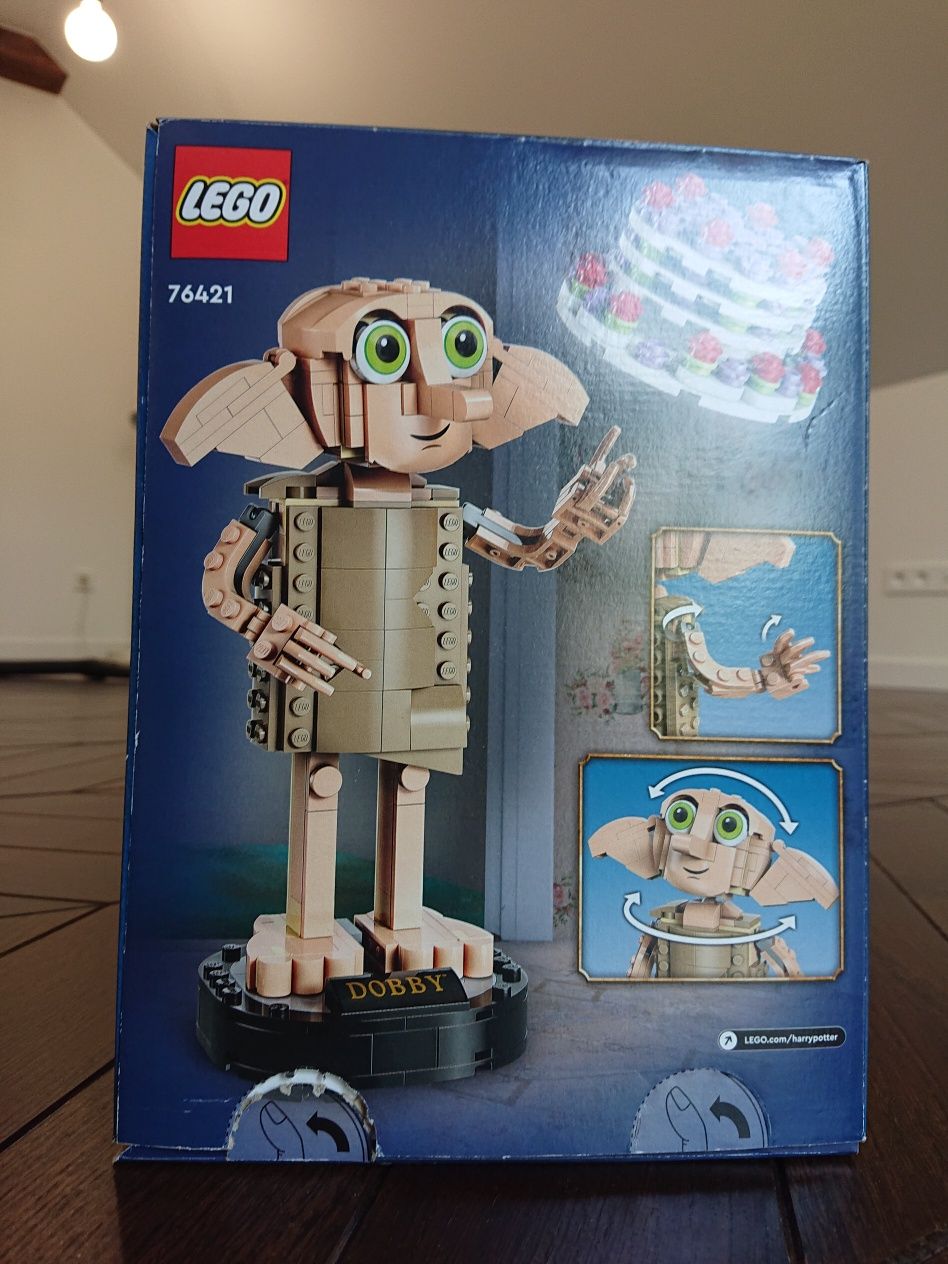 Pudelko po lego 76421 Dobby Harry Potter