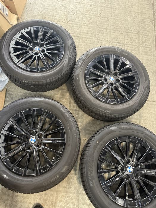 Kola bmw 2 U06 czarne idealne 205/65/17 zima 2022r 7.5 mm