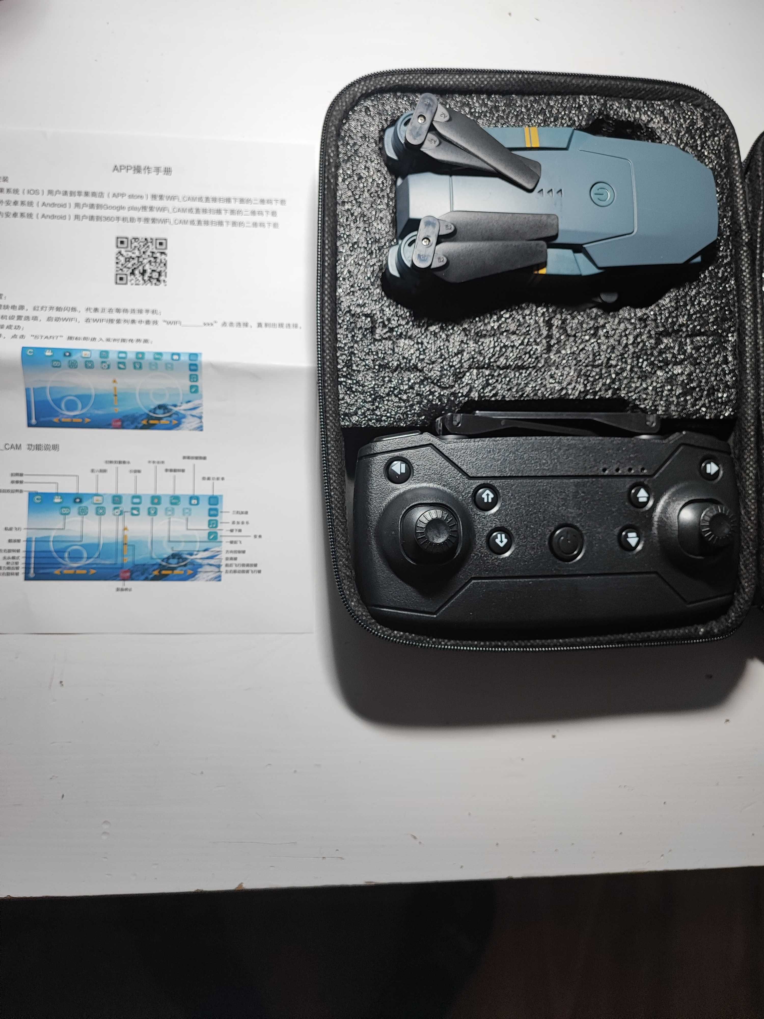 Dron z kamerą Dual 2.4 GHz Wifi aplikacja ,COLLAPSIBLE  QUADROCOPTER