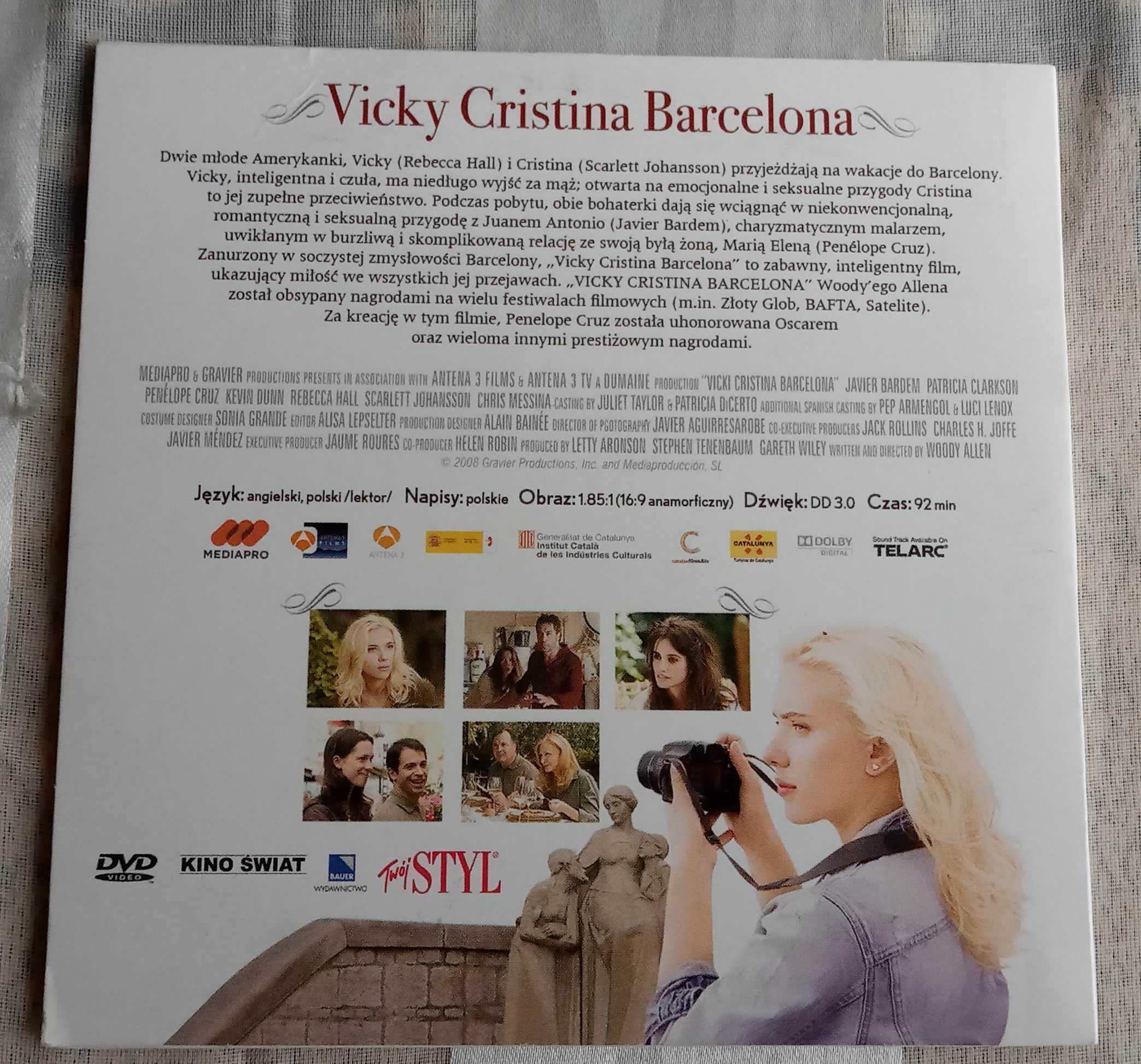 Film Vicky Cristina Barcelona - DVD PL