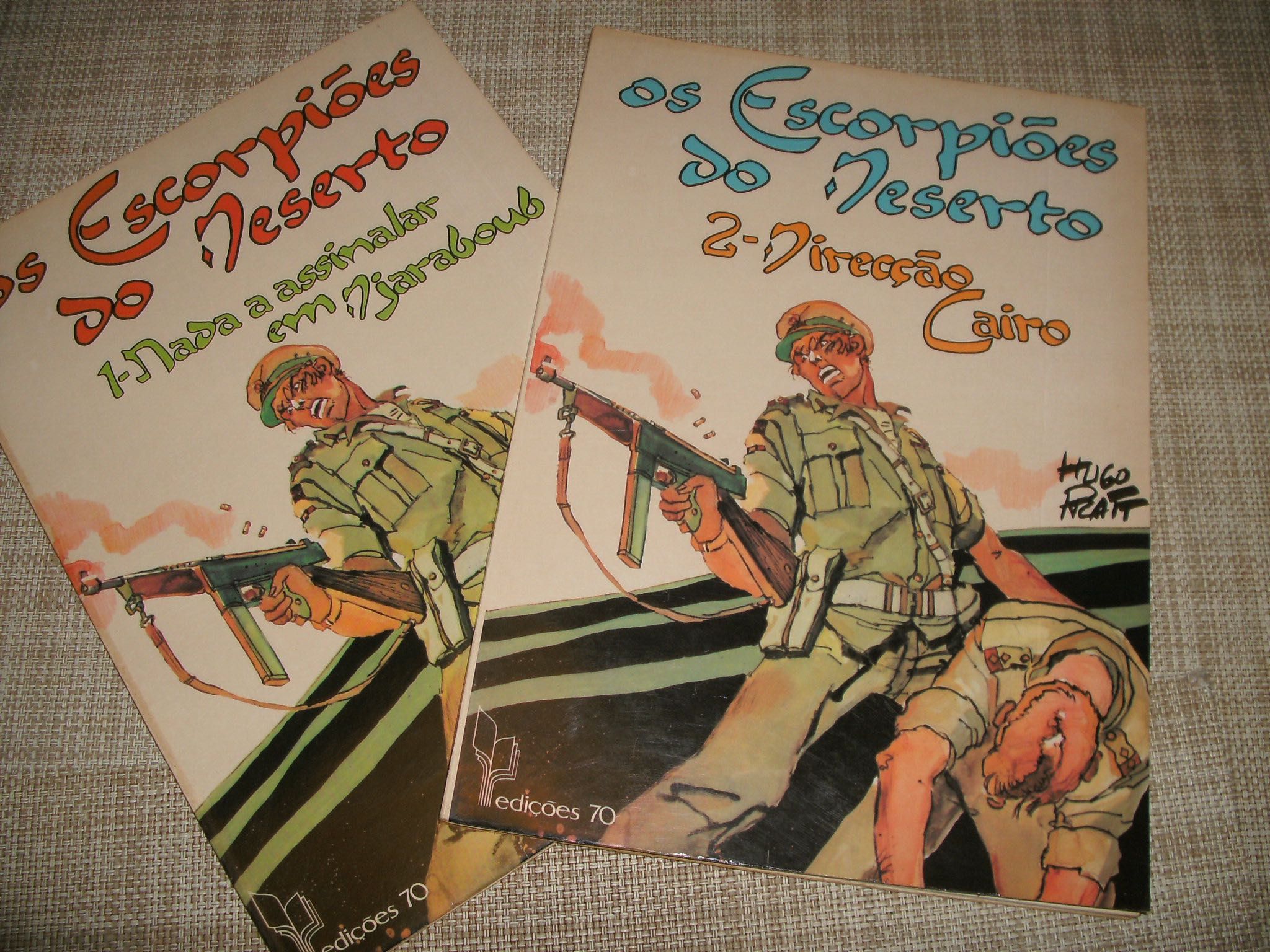 BD Banda Desenhada 2 volumes Os Escorpiões do Deserto