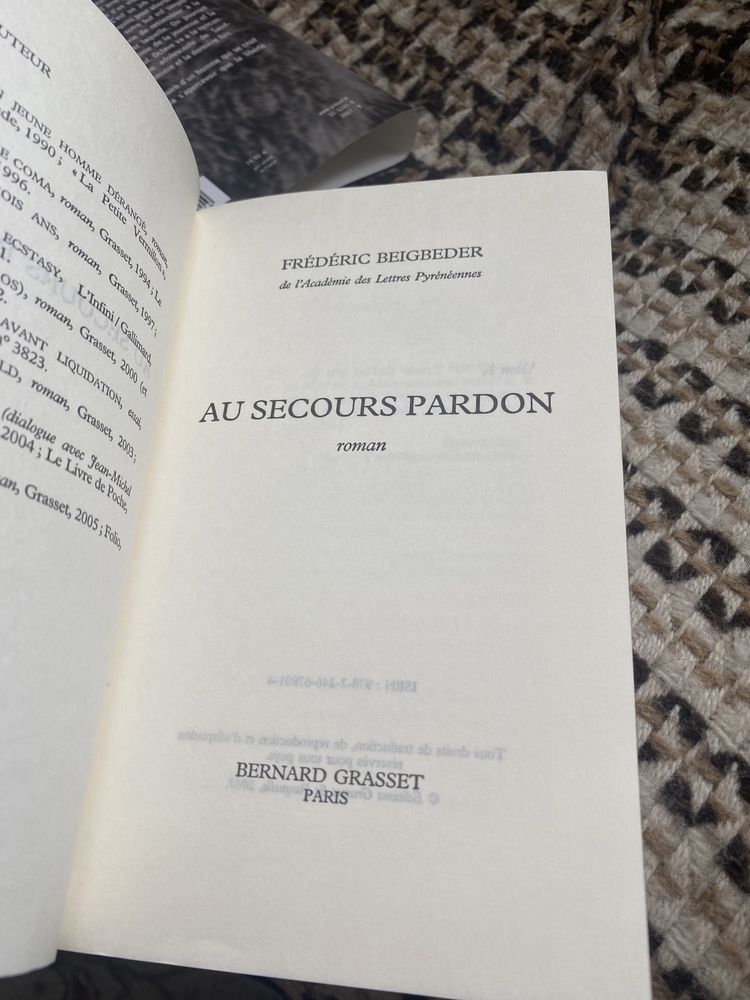 Фредерик Бегбедер  - Au secours pardon (Идеаль) на французском