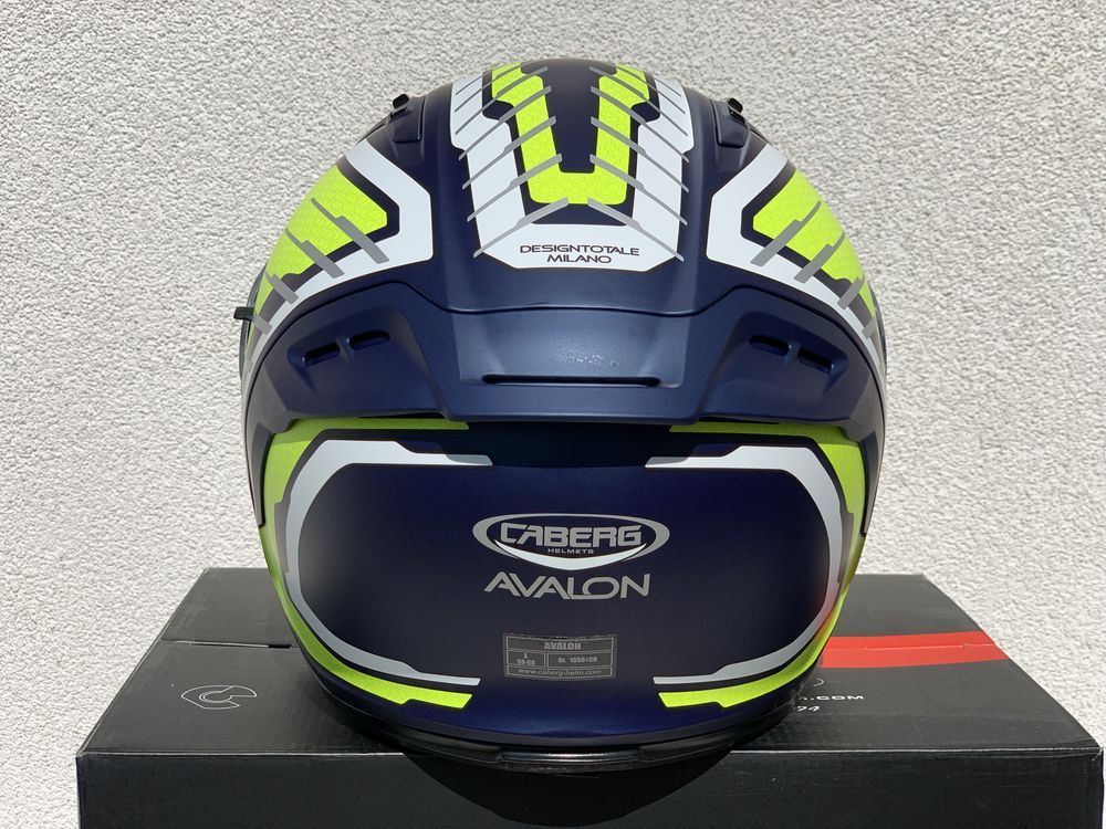 Kask motocyklowy Caberg Avalon Forge rozmiar L, Blenda, FLUO!
