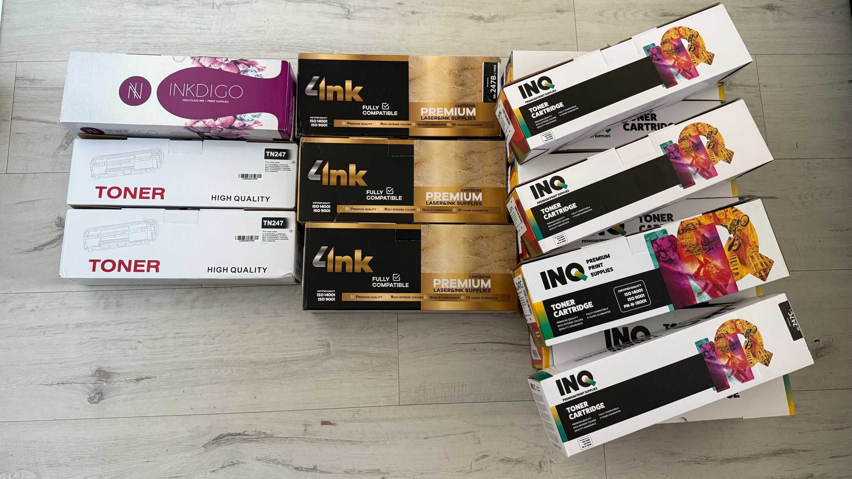 Pusty toner cartridge do drukarki Brother zużyty