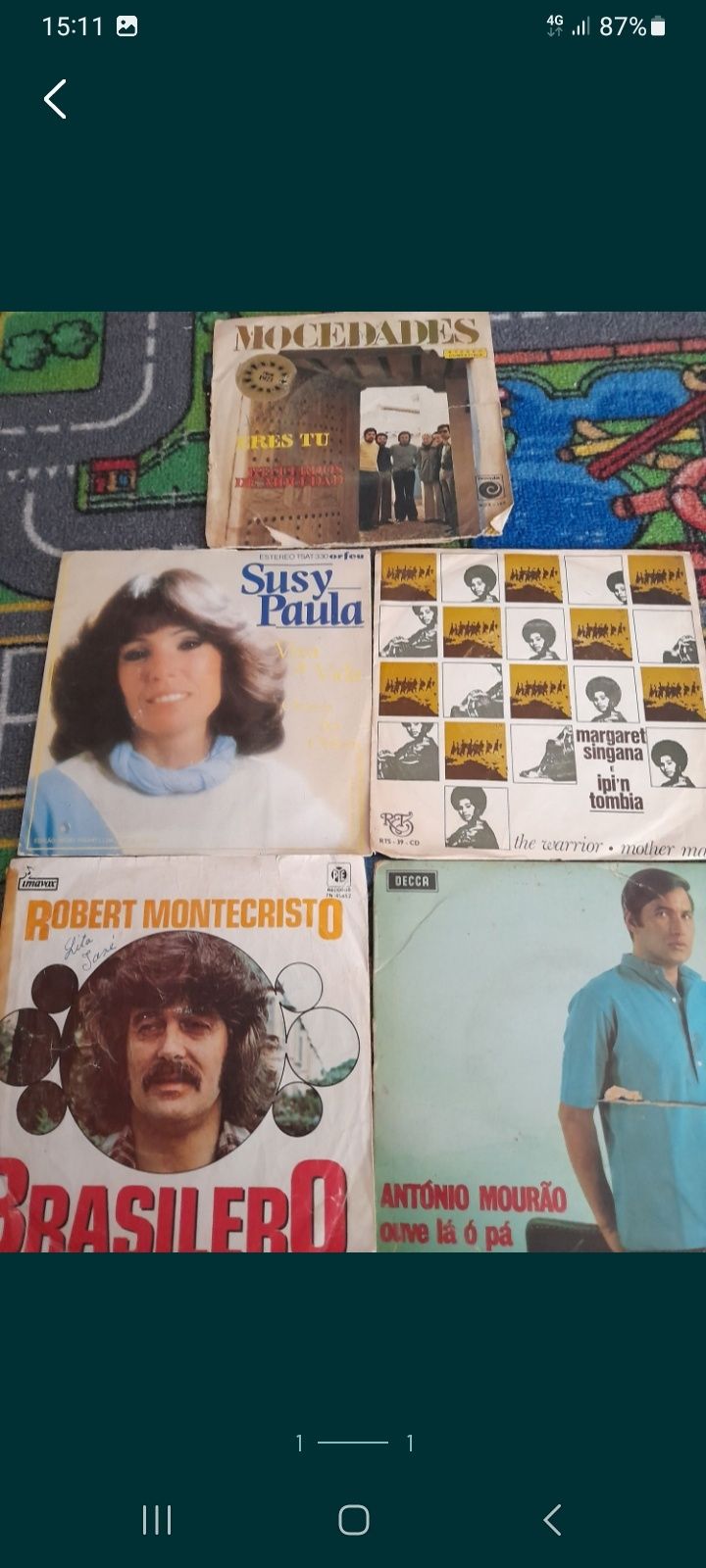 40 Singles de Vinil Musica dos anos70/80