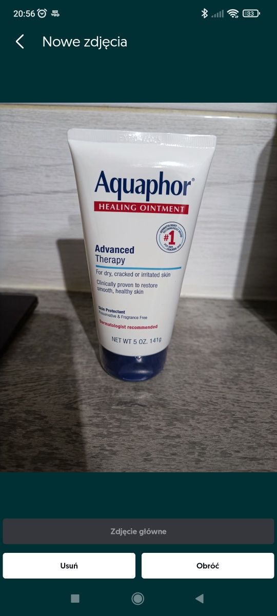 Aquaphor Healing Ointment. Maść lecznicza krem 141g .