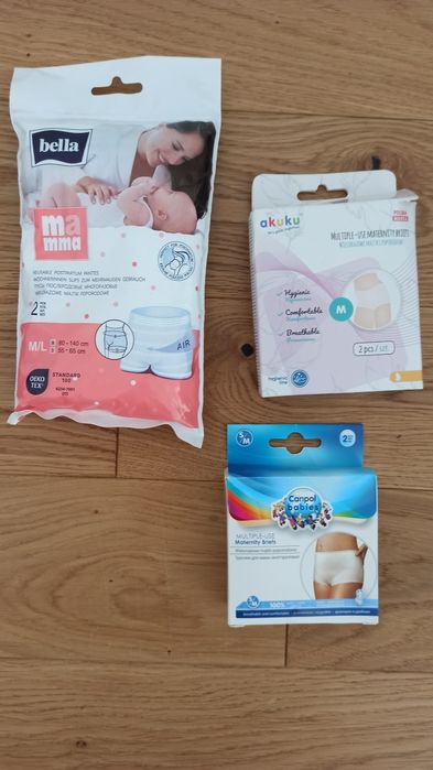 Majtki siatkowe siateczkowe poporodowe 6 szt Bella Akuku Canpol babies