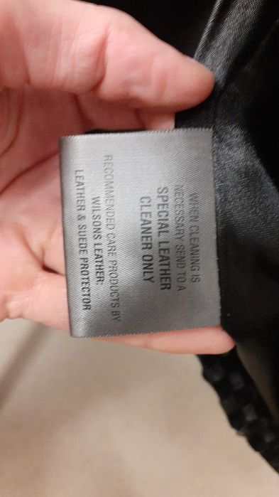 Kurka skórzana Wilsons Leather, ramoneska s