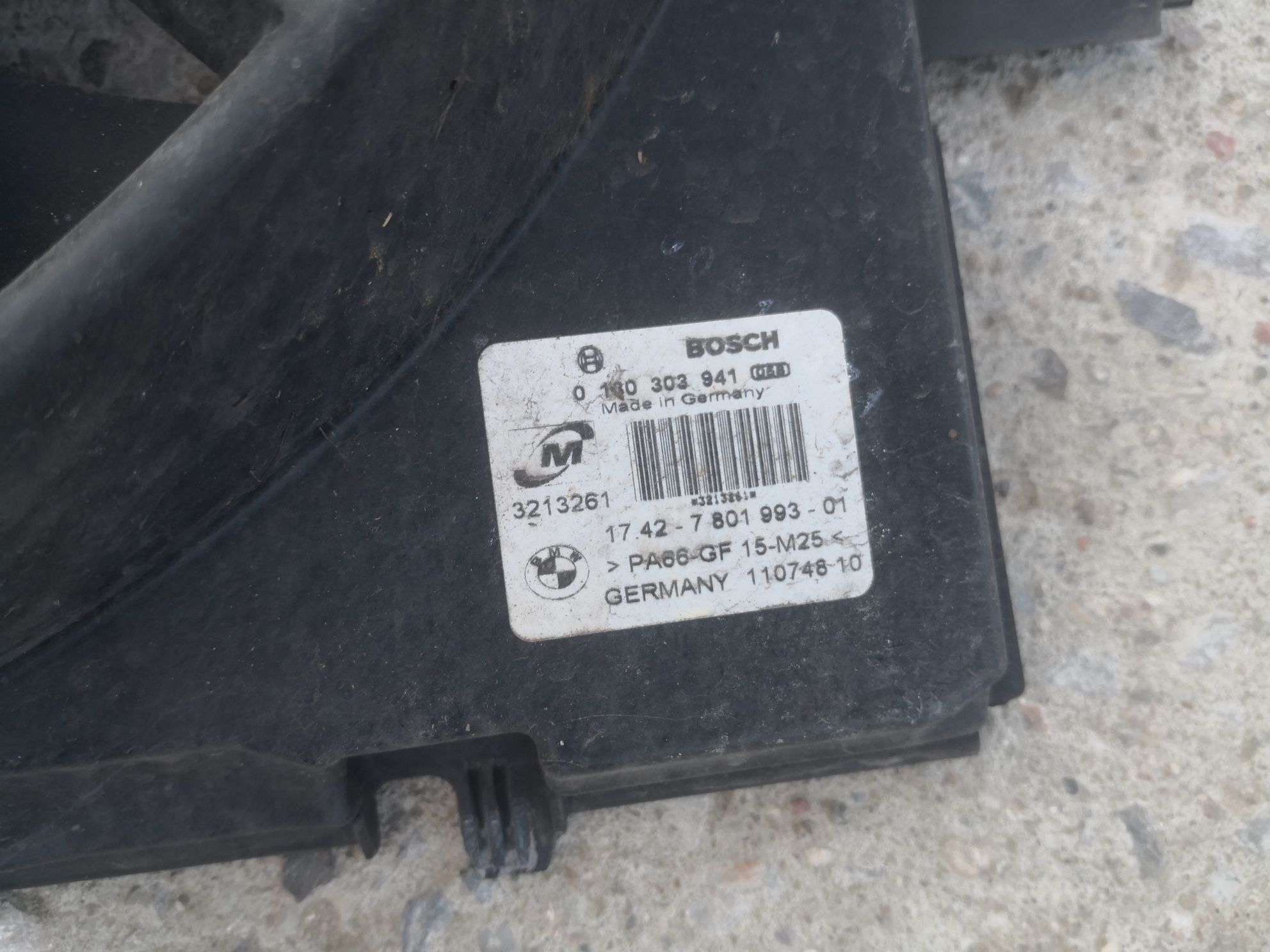 Wentylator chłodnicy klimatyzacji z modułem BMW e90 e91 e92 e87 e81 e8