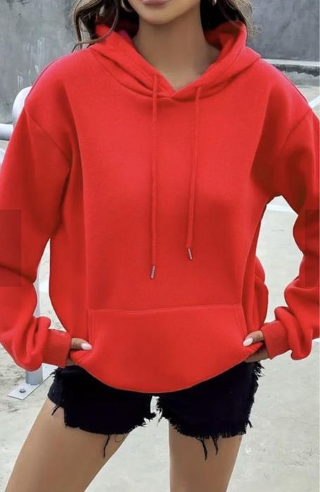 Худи красного цвета