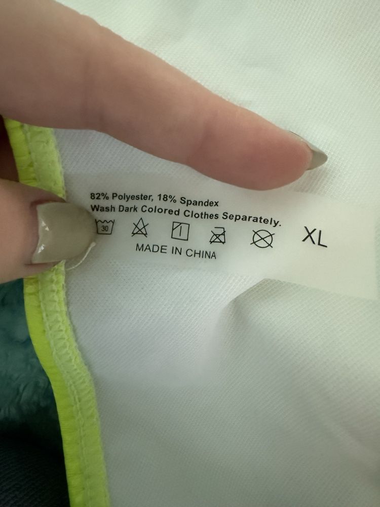 Strój kąpielowy neon XL nowy