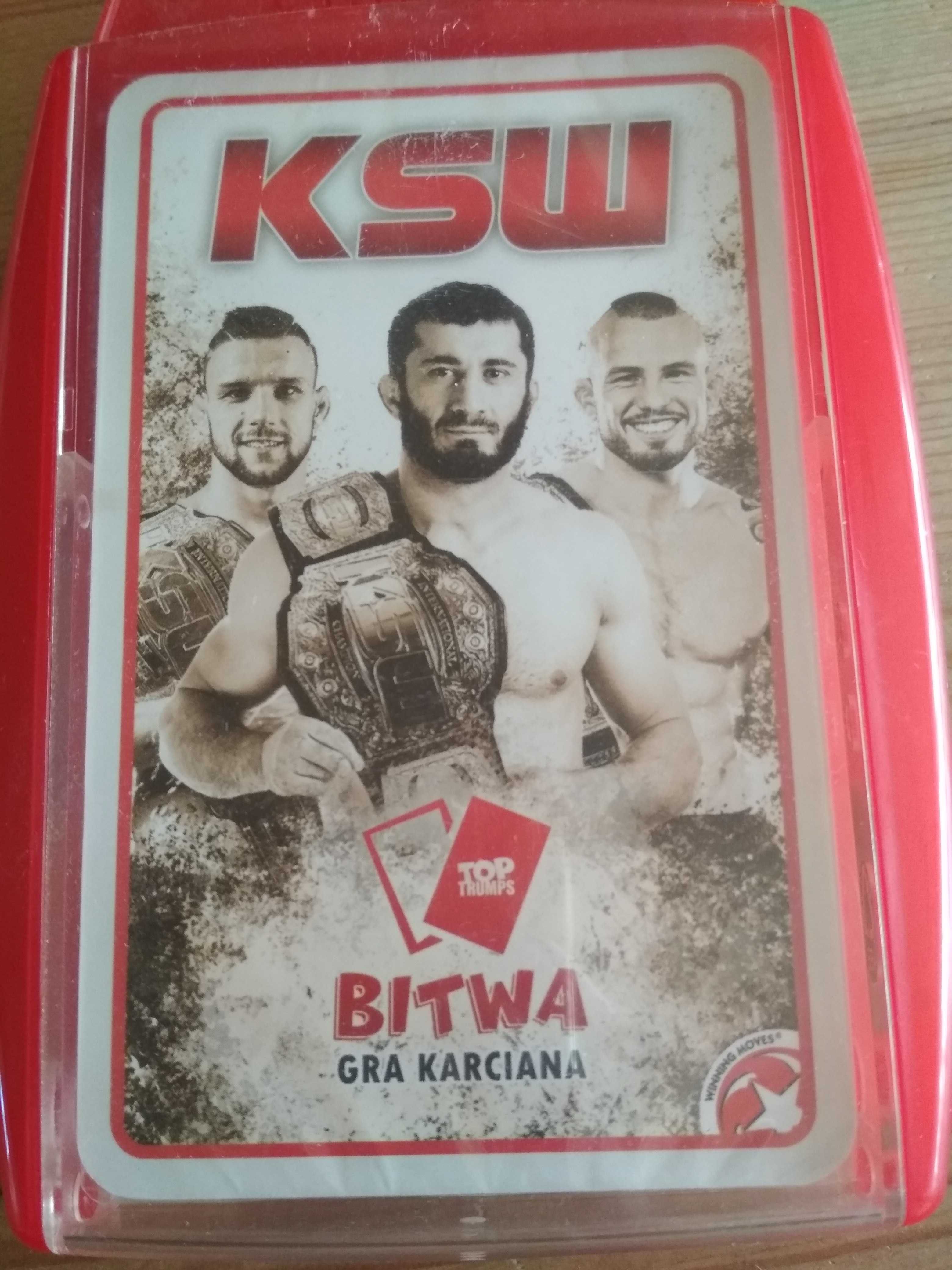 Gra karciana - Top Trumps KSW (NOWA)