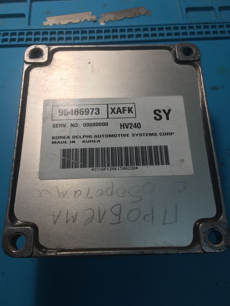 Ремонт / Клонирование ЭБУ (ECU) OPEL ОДЕССА