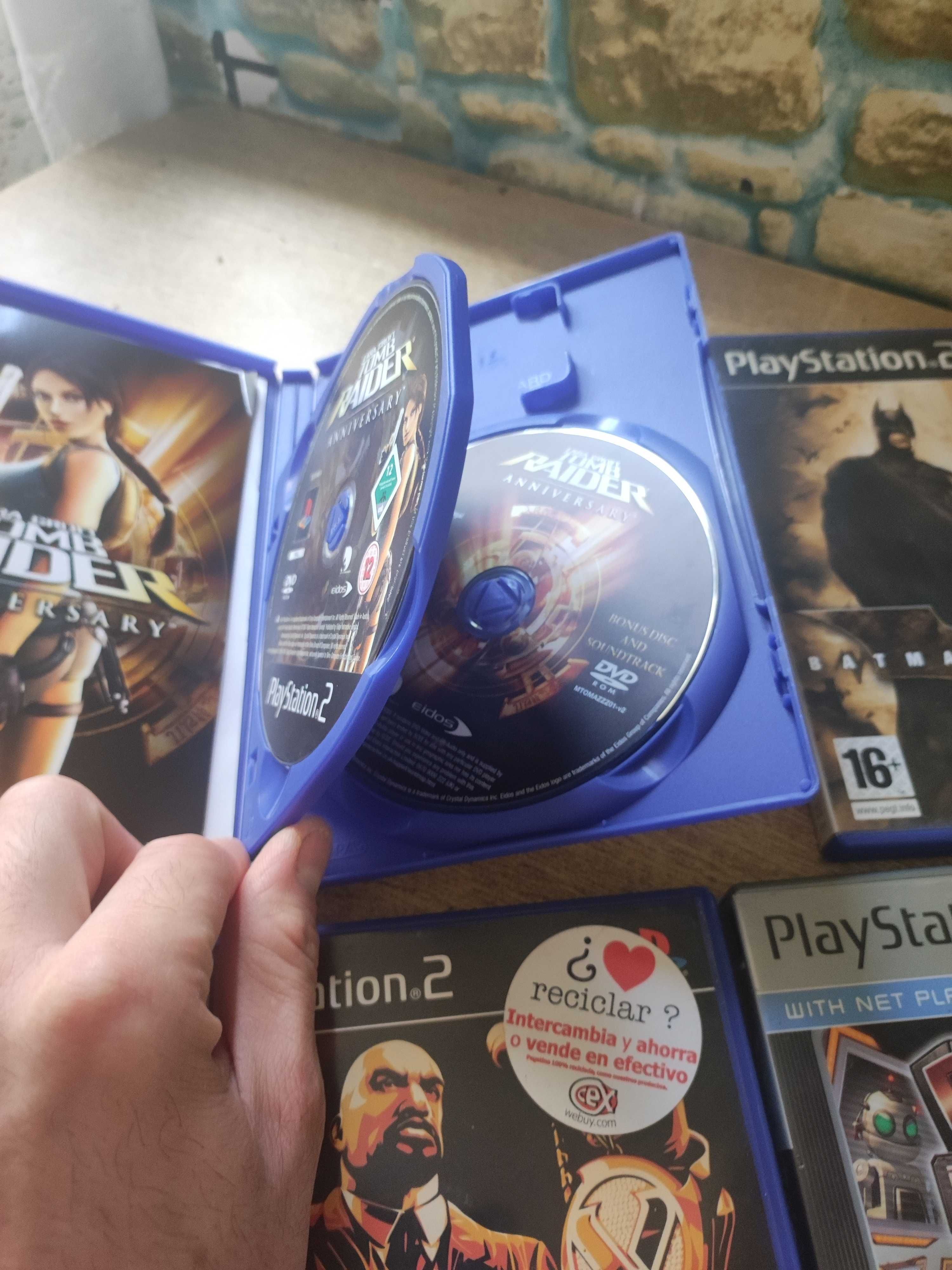 Jogos PlayStation 2 em bom estado +cartão memória 8mb