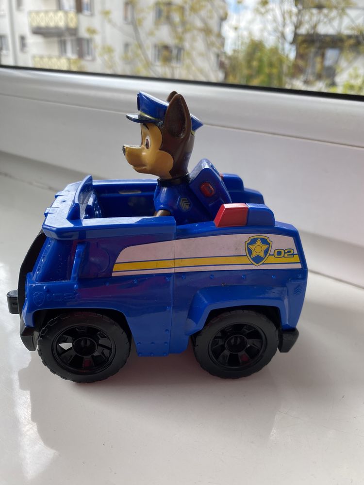 Psi patrol Chase pojazd z figurką