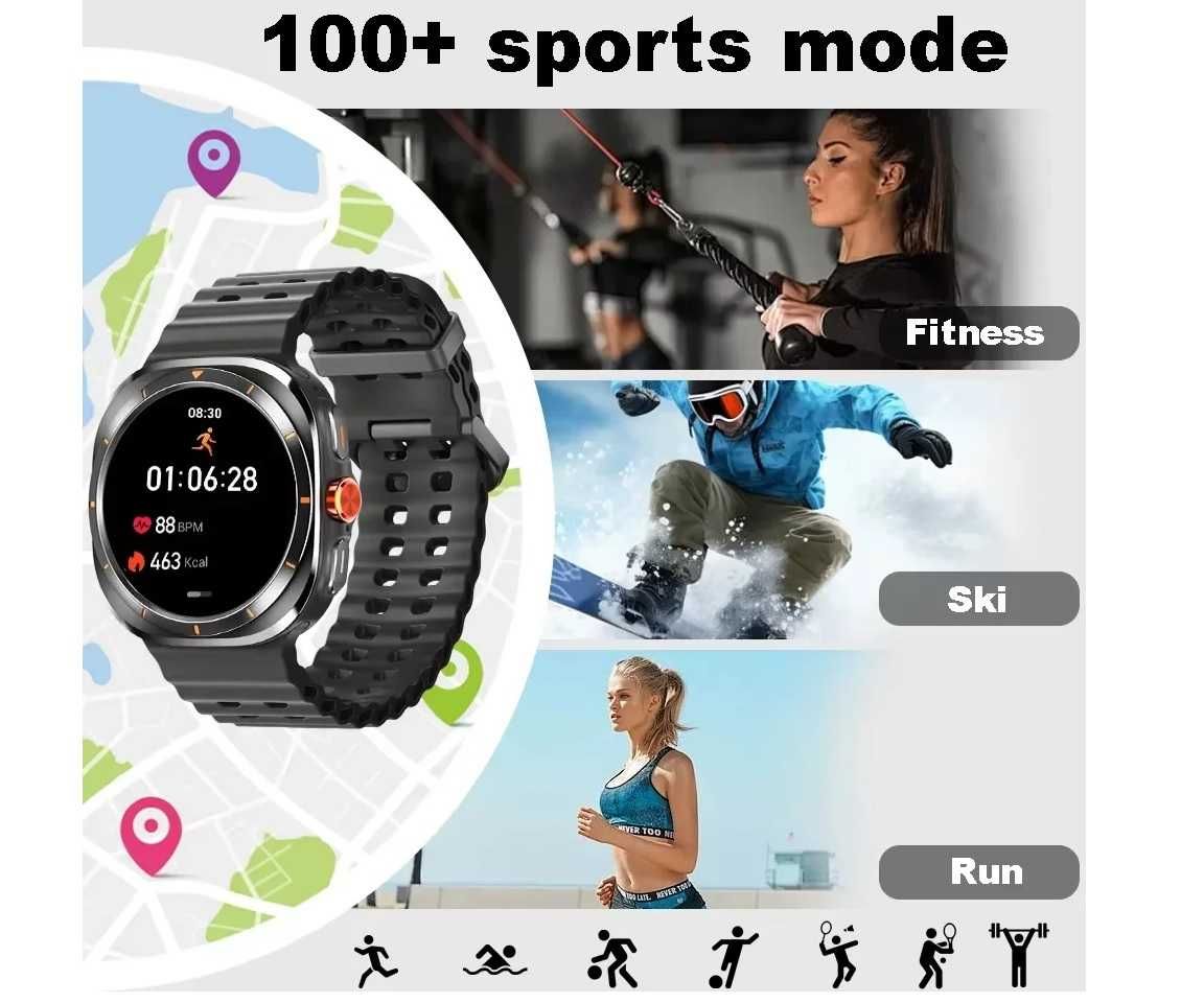 zegarek sportowy LAXASFIT Smart Watch GT7 Ultra/nowy