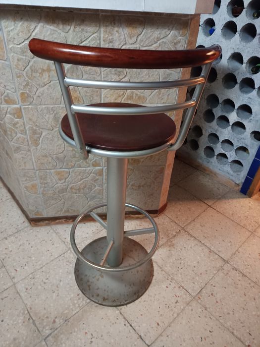 Cadeira , giratória , vintage, bar.