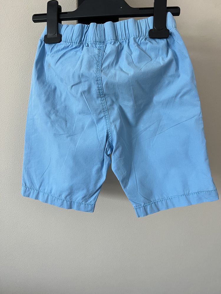 H&M szorty krótkie spodenki niebieskie r. 5-6 lat 116 cm