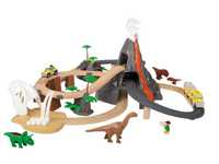 Drewniana kolejka Playtive - Park Dinozaurów