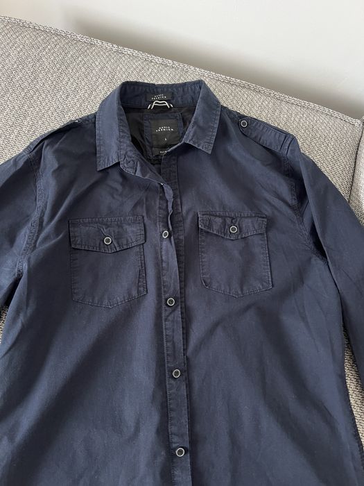 Koszula granatowa L casual 100% bawełna House Premium