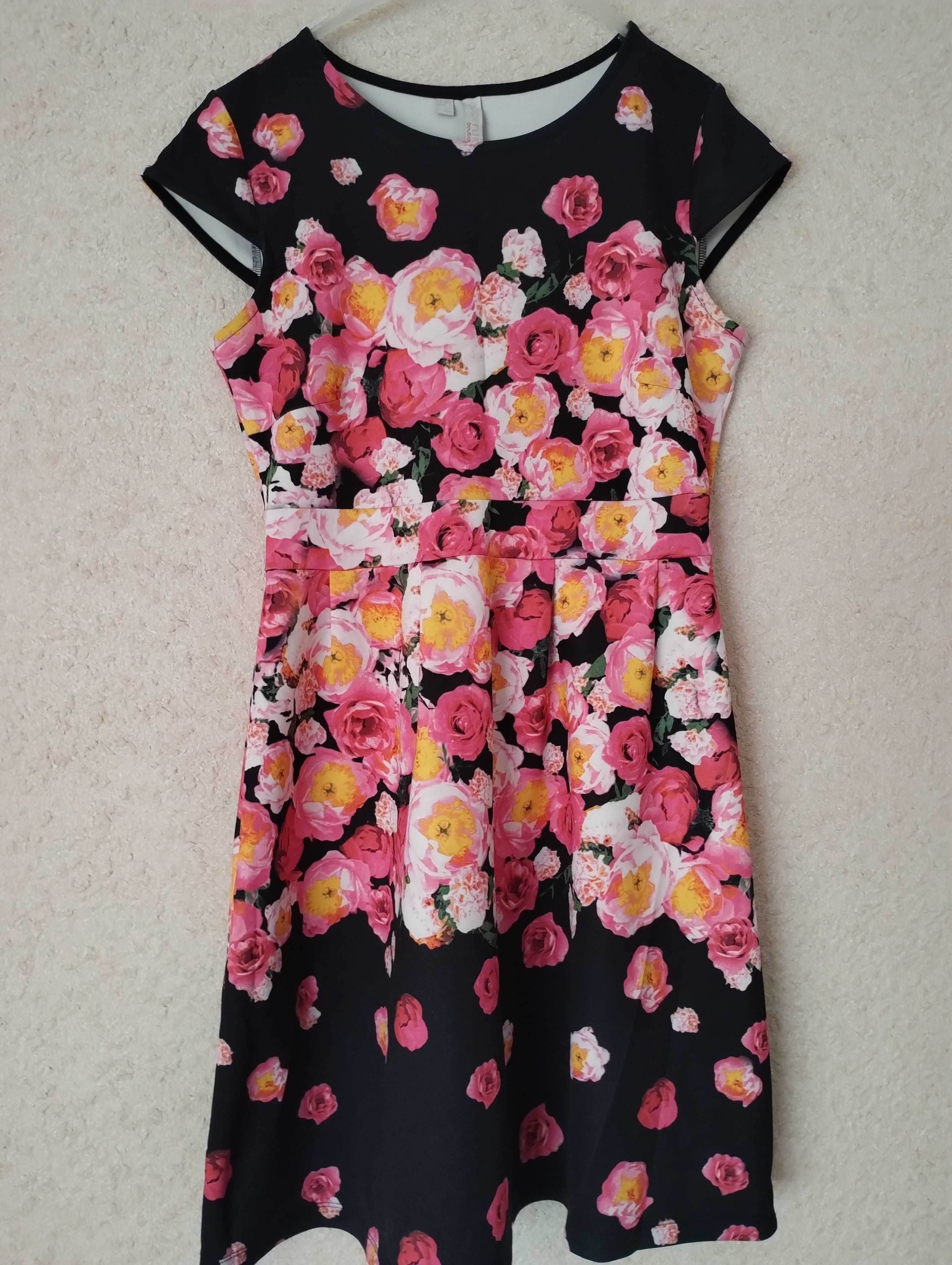 Sukienka kwiaty Bonprix 40 42