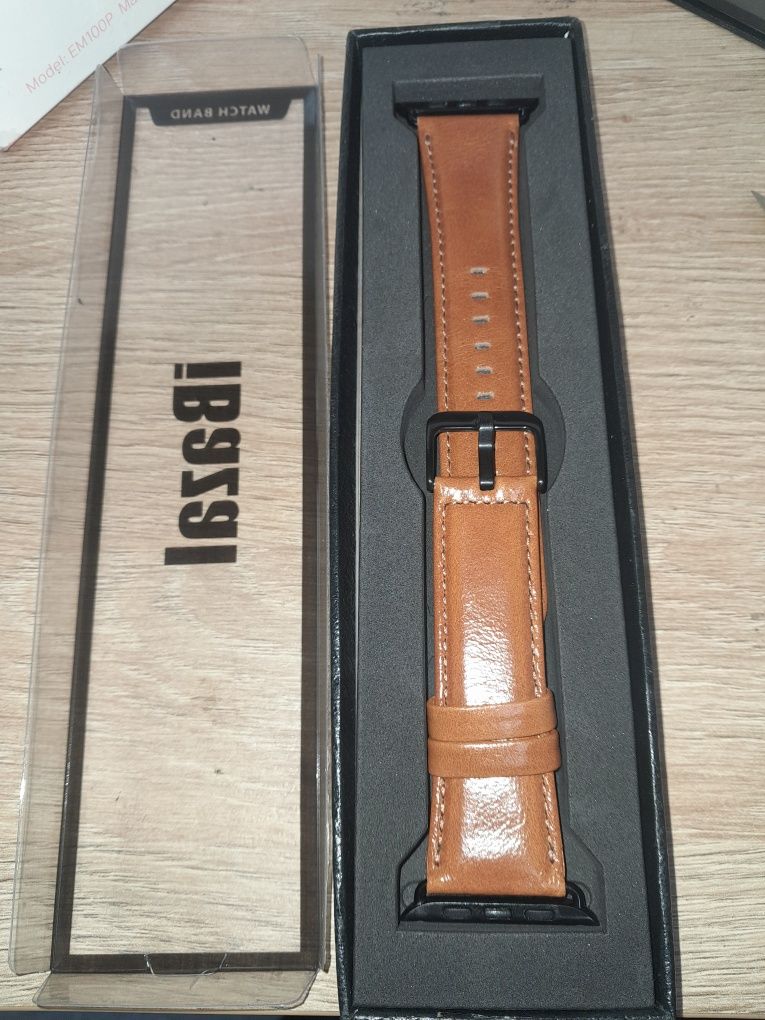 Pasek do apple watch 42/44mm ibazal skórzany