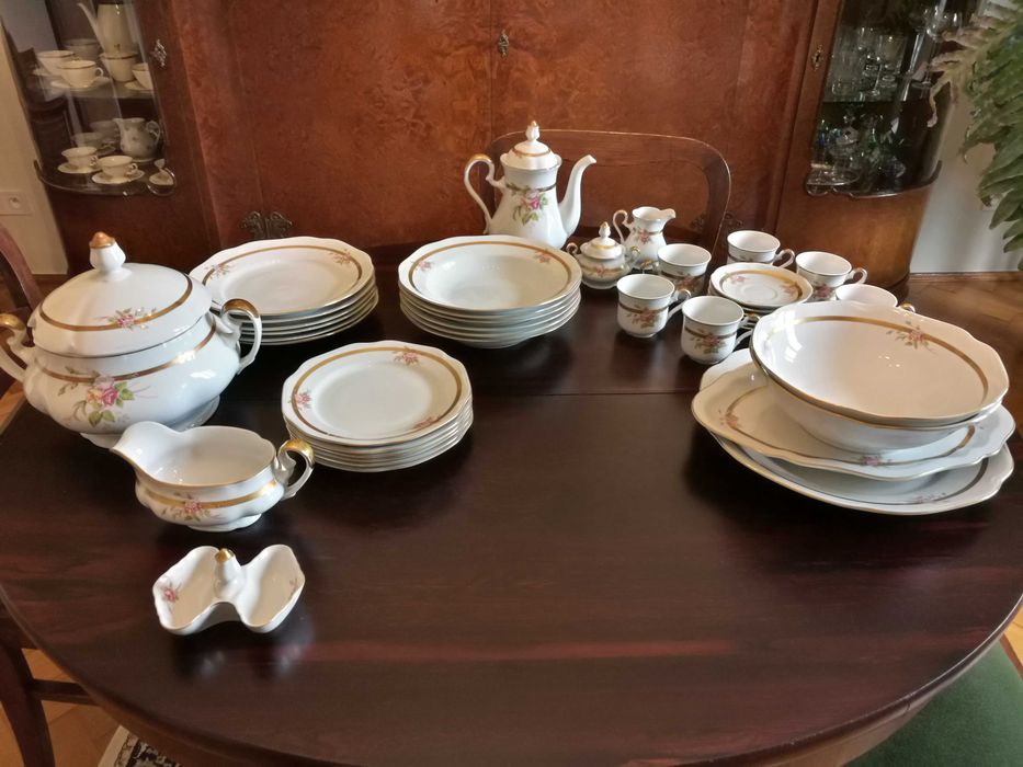 Zastawa obiadowa stołowa Serwis 6 osób Mary Anne