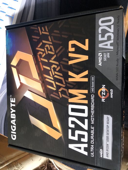 Материнська плата Gigabit A520M K V2