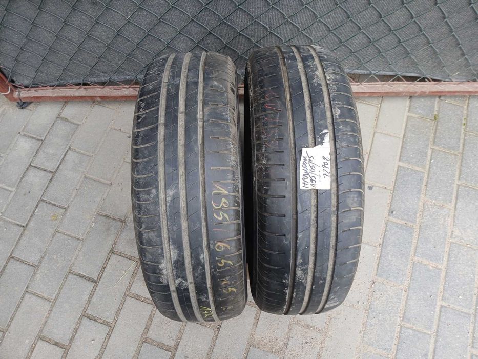 2x używane opony letnie 195/65 R15 Hankook Gwarancja Montaż