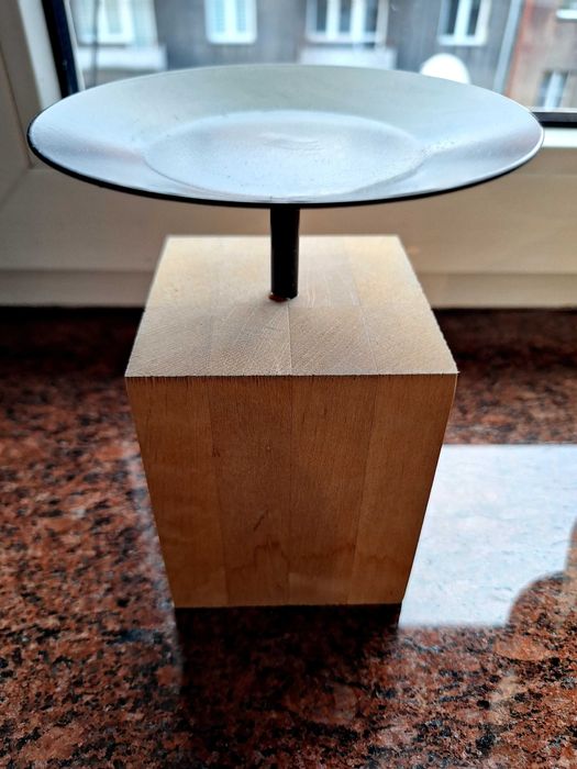 Świecznik drewniany