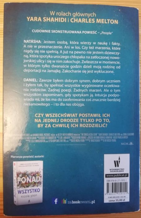 Słońce też jest gwiazdą - Nicola Yoon