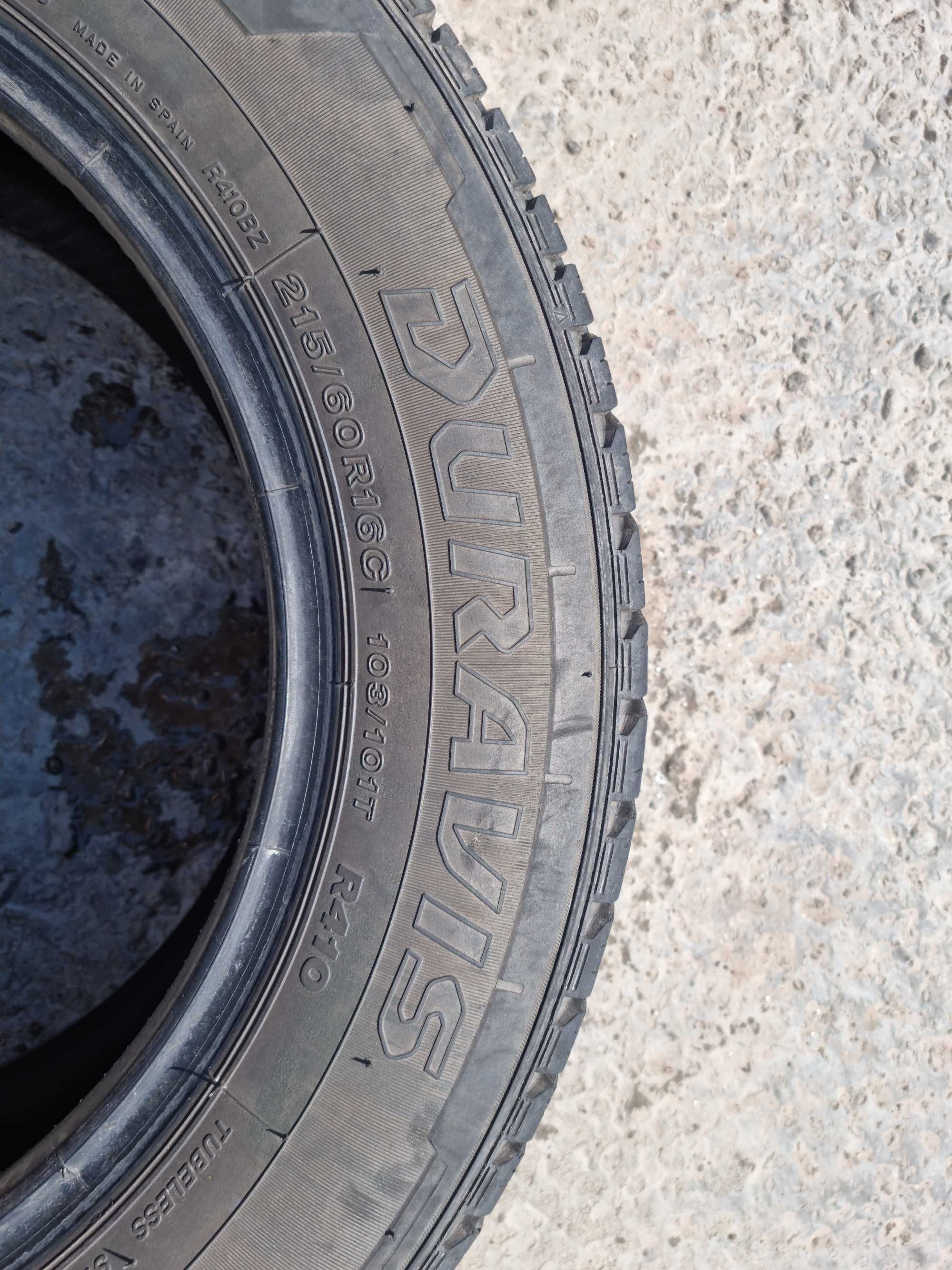 Резина  Bridgestone Duravis 215/60R16C