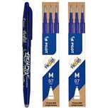 Długopis wymazywalny Pilot Frixion 0,7mm+WKŁADY oryginalne 6szt ZESTAW