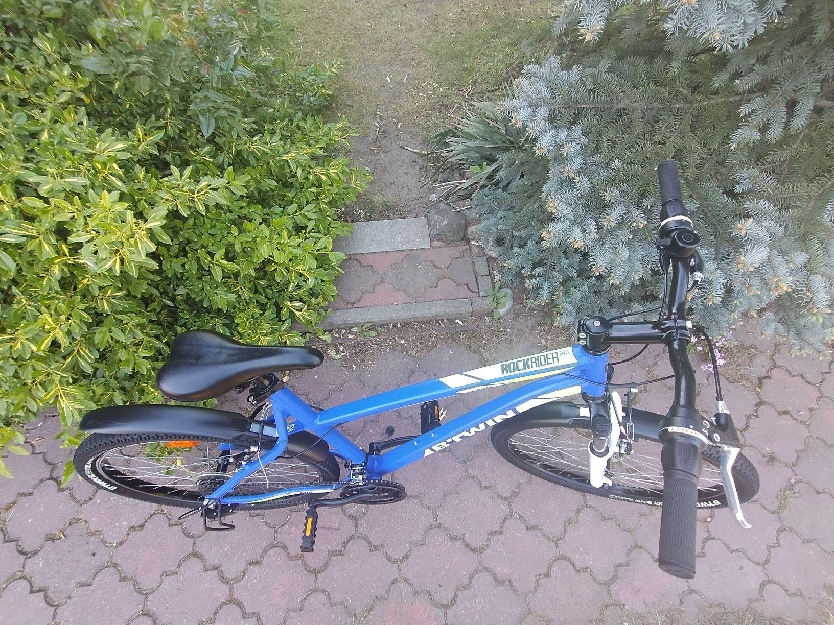 Alu 26' L Btwin MTB górski z amortyzatorem aluminiowy rower rama L