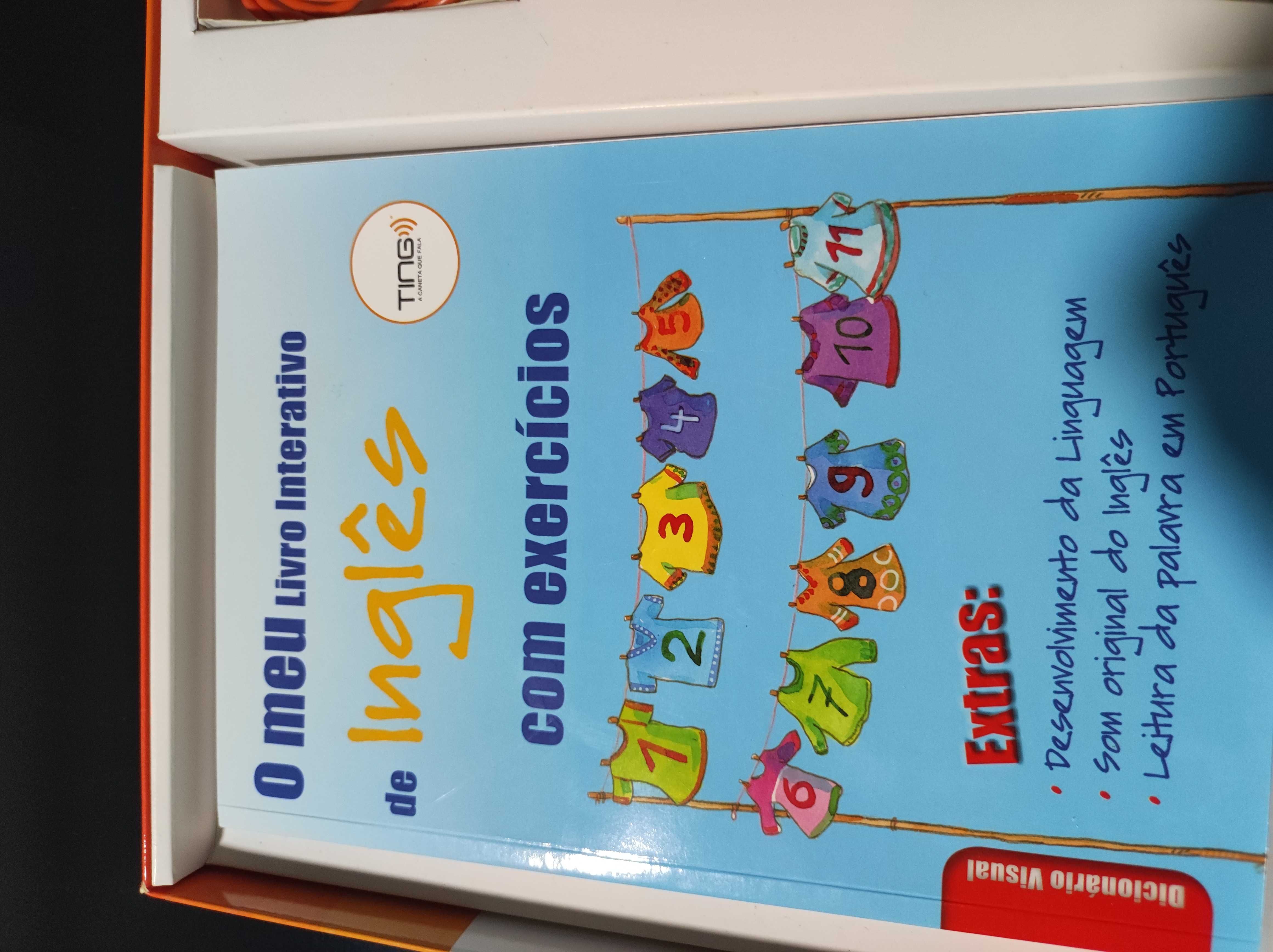 Livro interativo de Inglês - com sons originais e jogos