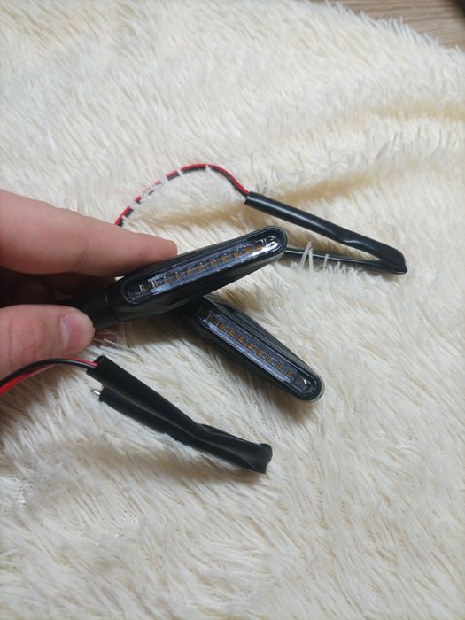 Бігаючі LED покажчики повороту, поворотники для мотоцикла, Динамічні