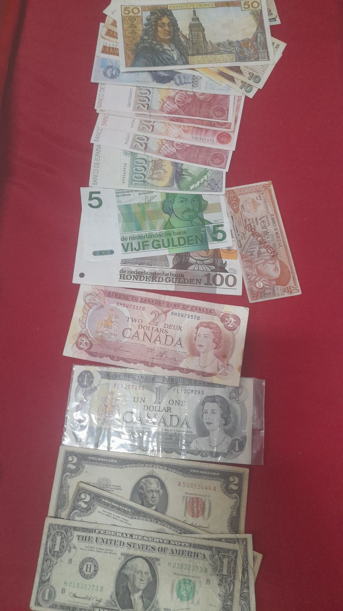 Notas Antigas Colecção