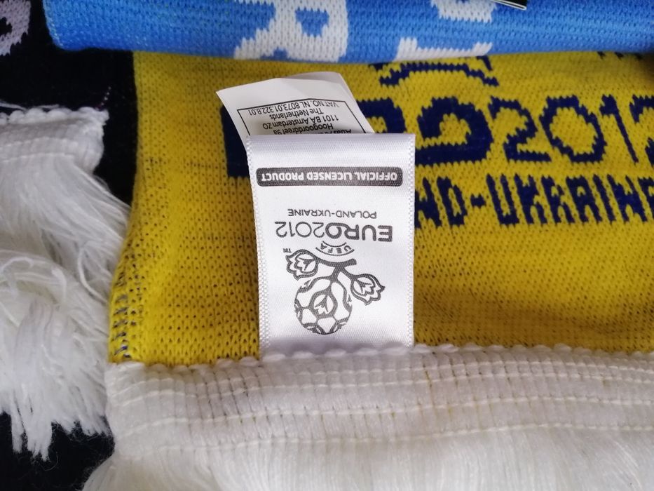 Шарф футбольный 1.5 м. Пр-во Португалия. Евро 12