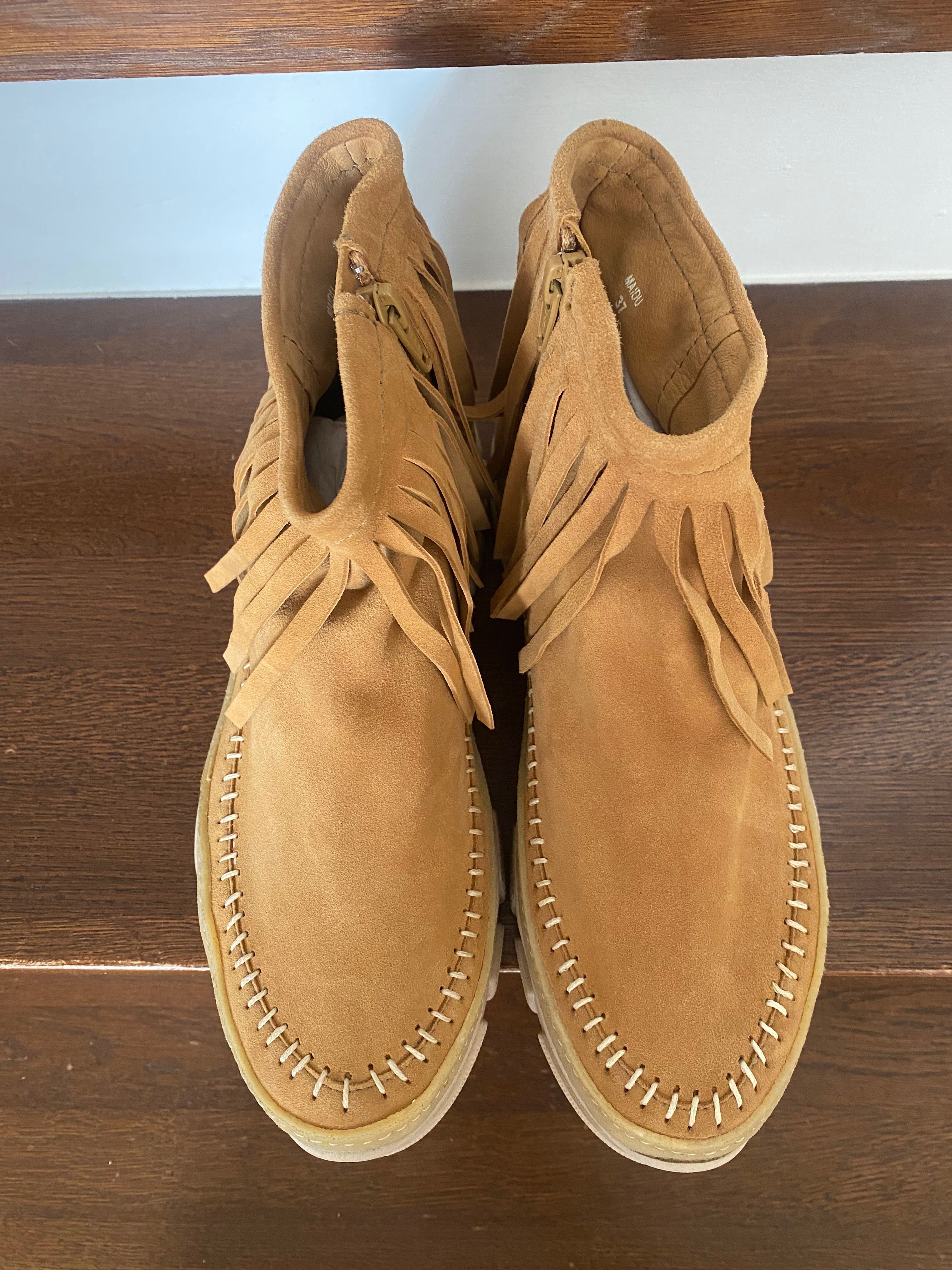Buty z naturalnych materiałów Laidback London skórzane trzewiki