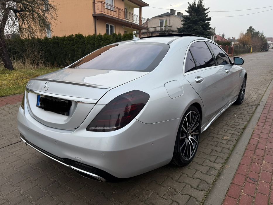 Mercedes S450 Long Amg telewizory z tylu zamiana