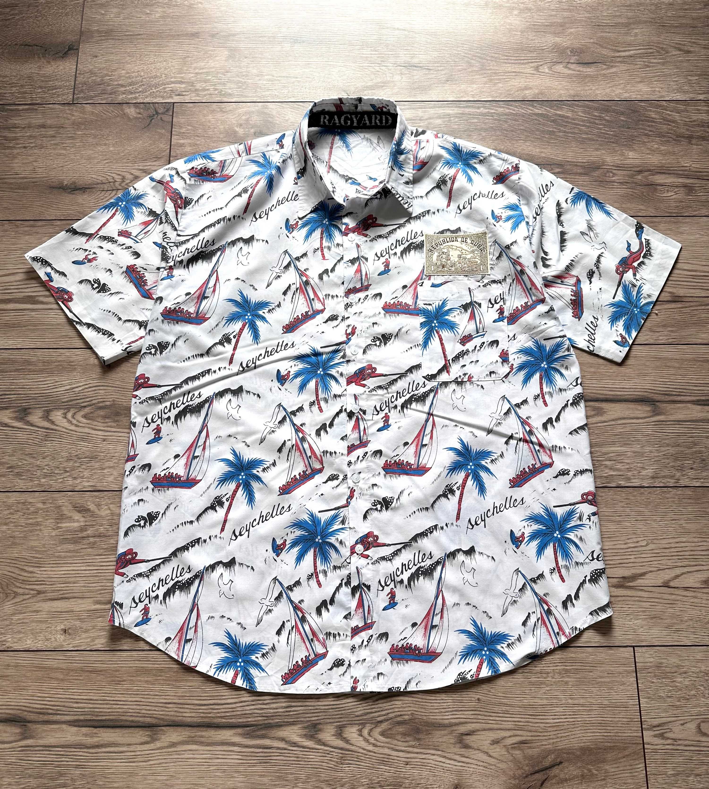 Koszula hawajska Seszele plażowa Kuba RAGYARD r. XL