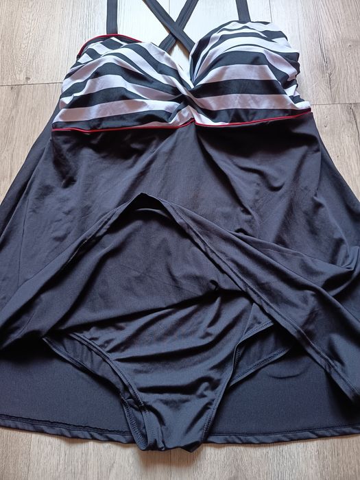 Kostium strój kąpielowy sukienka 46/48 XXL xxxl 4xl