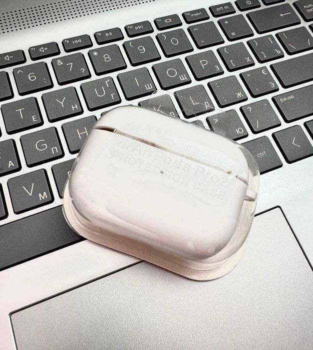 Чехол для наушников Air Pods pro 2 белый білий чохол для навушників