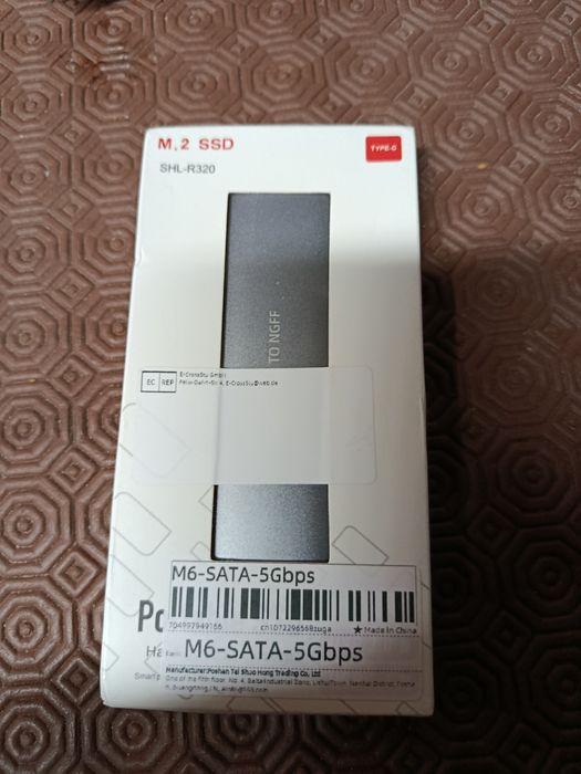 Caixa Externa SSD M.2 SATA (NGFF) - Lote de 5 UNIDADES NOVAS