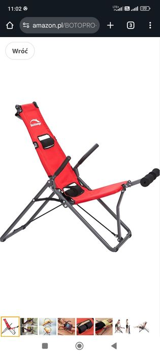 Ławka grawitacyjna do ćwiczeń odwrócona