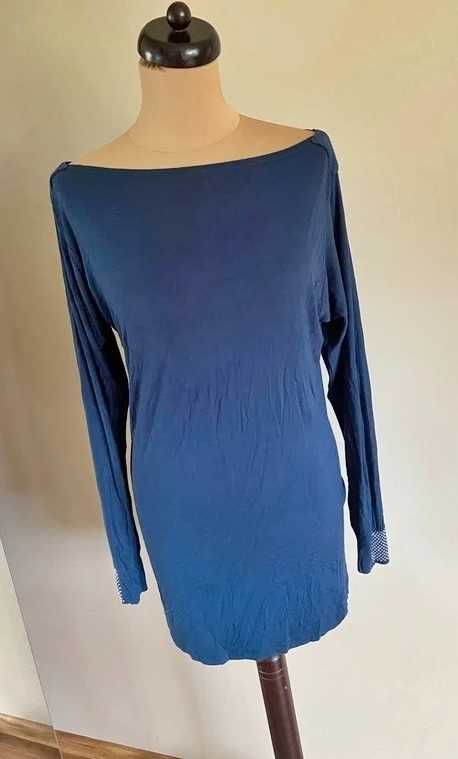 rozciete rekawy cyrkonie elegancka Berge tunika bluzka xl l 42 40