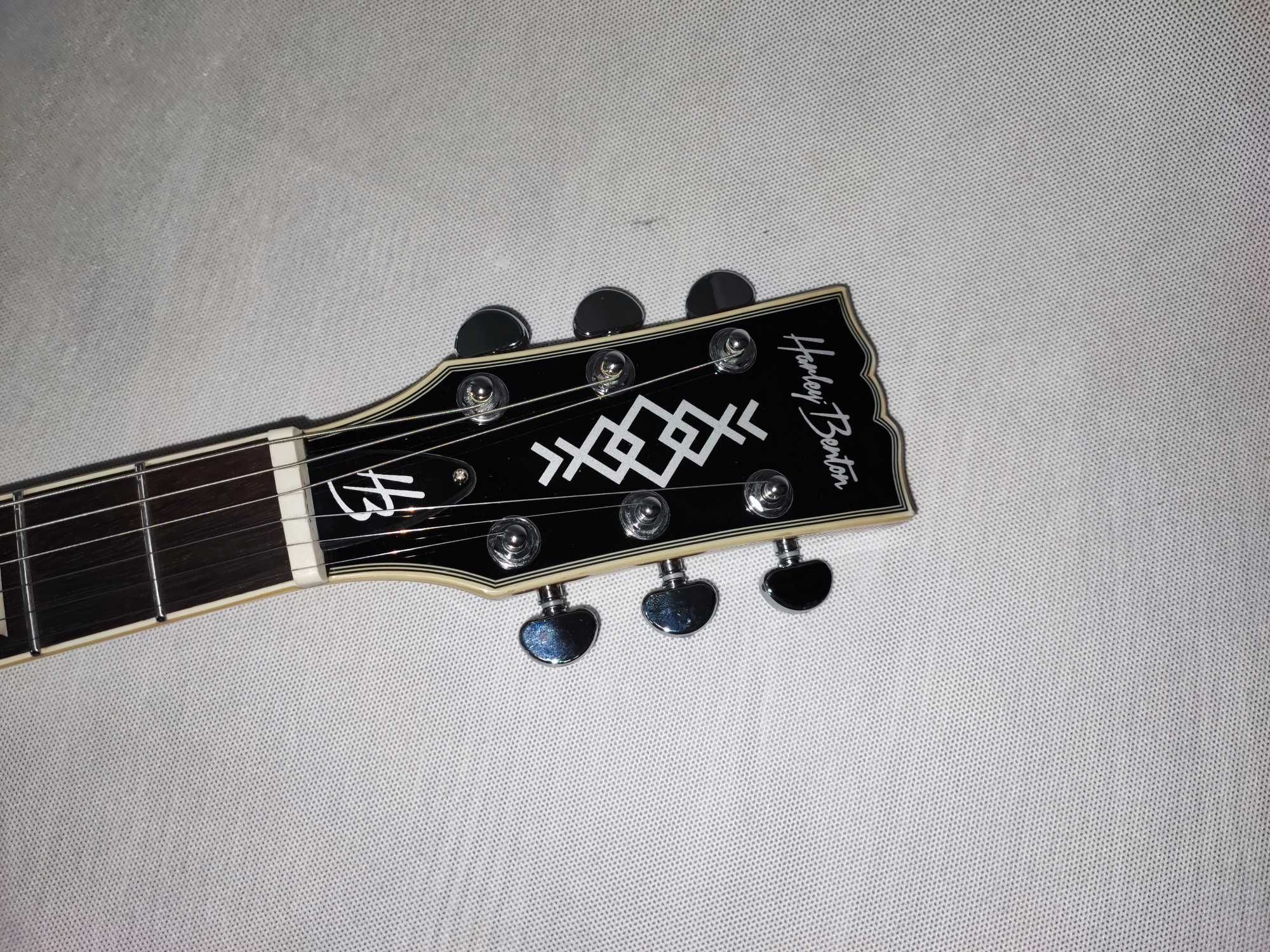 HARLEY BENTON SC-CUSTOM III Gold Top nowa gitara Les Paul - ustawiona!