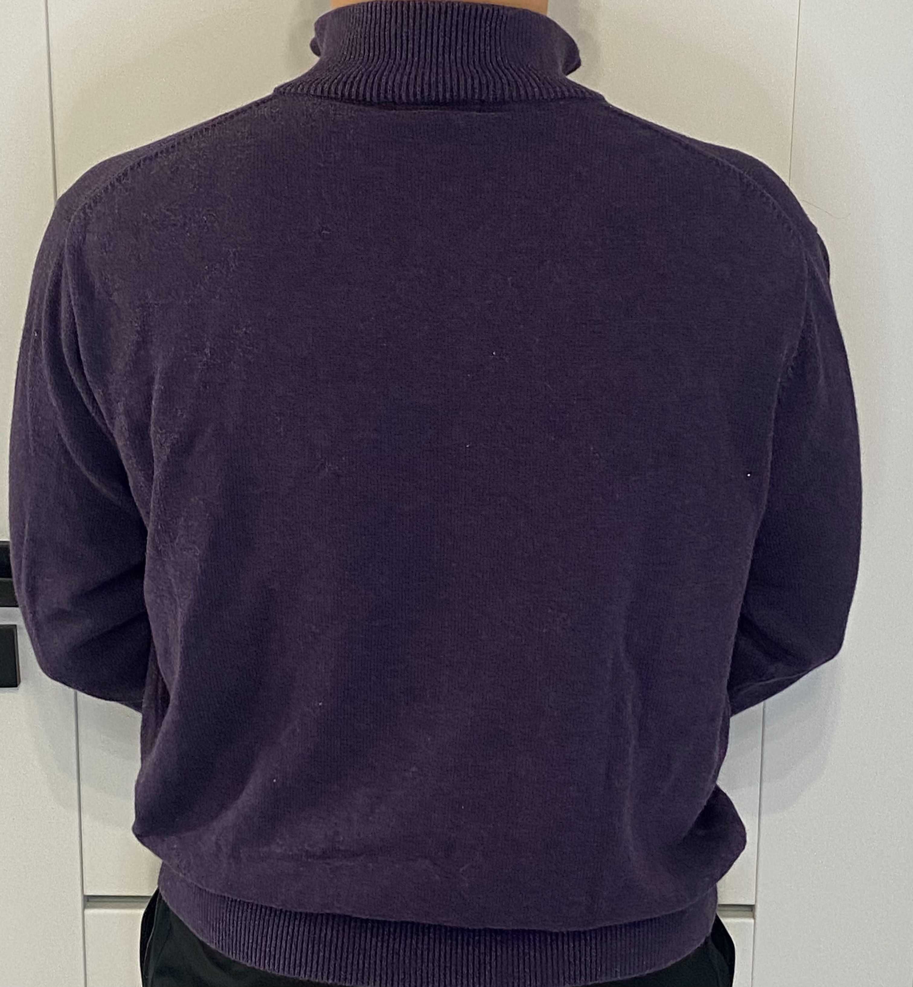 Gant, sweter z golfem bawełniany, stan bardzo dobry, rozmiar XL